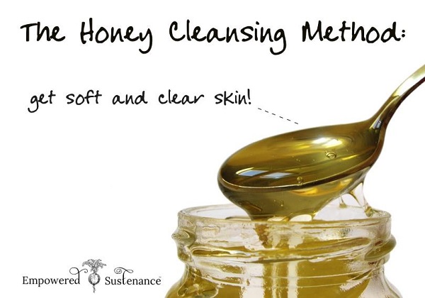 DIY spa honey washing facial