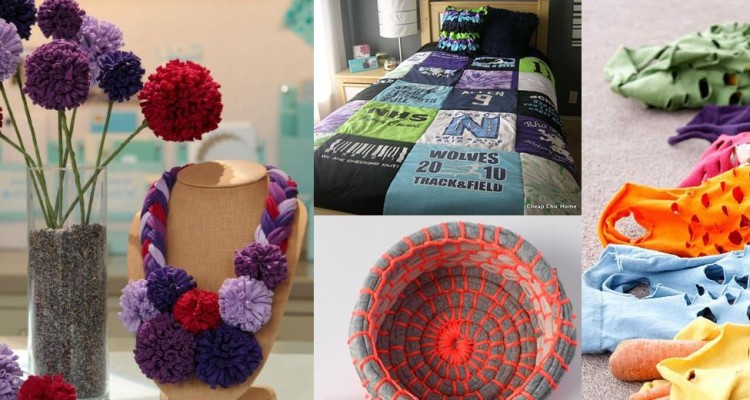 20 Ways To Repurpose Old T-Shirts