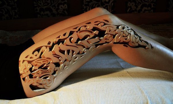 Carved Or Tattoo