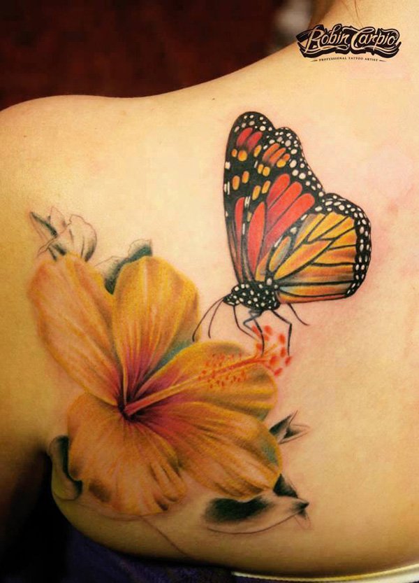 Flower and Butterfly