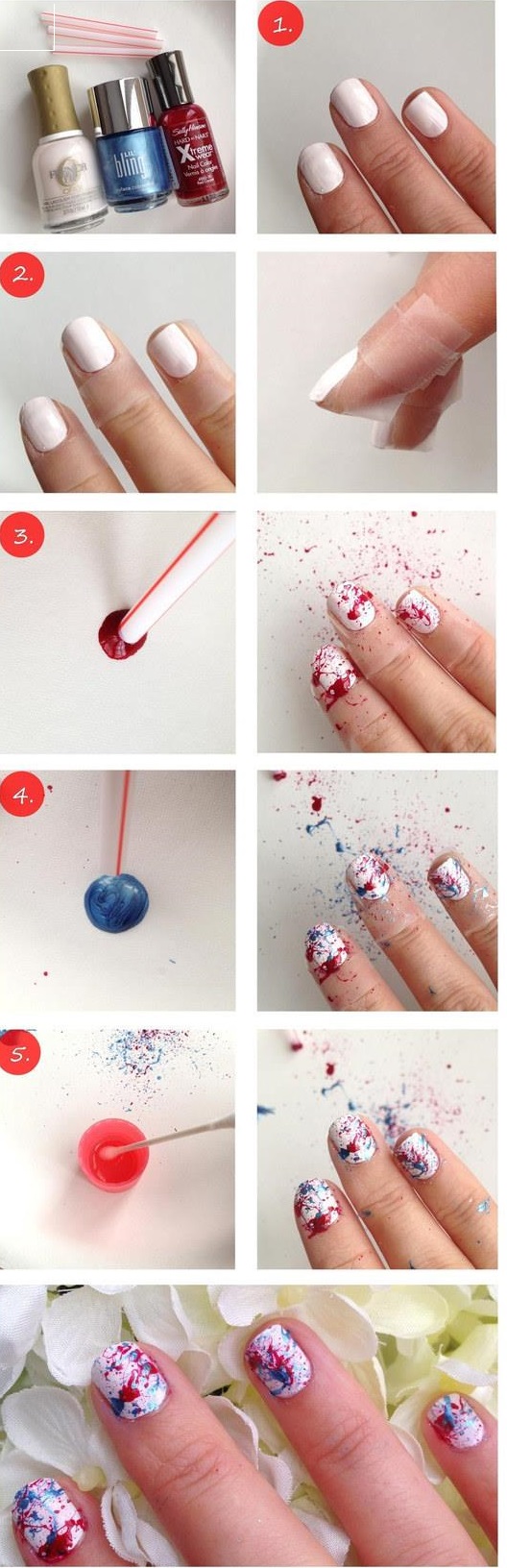17 Easy And Cool Step By Step Nail Art Tutorials - Womentriangle