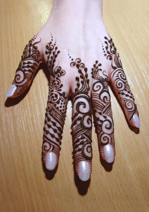 12 Elegant And Unique Finger Mehndi Designs