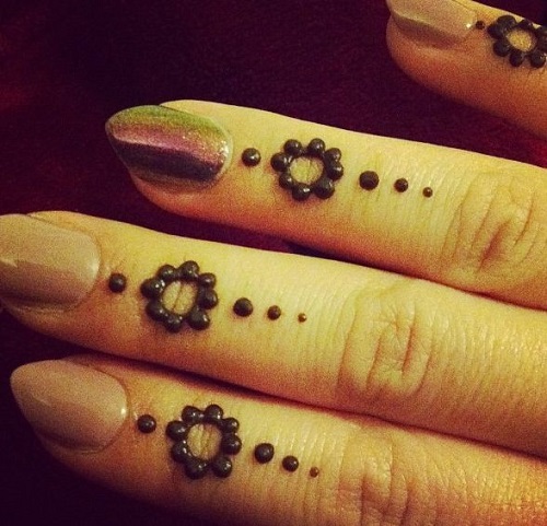 12 Elegant And Unique Finger Mehndi Designs