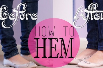 How to Hem Jeans, Shorts, or Skirts At Home