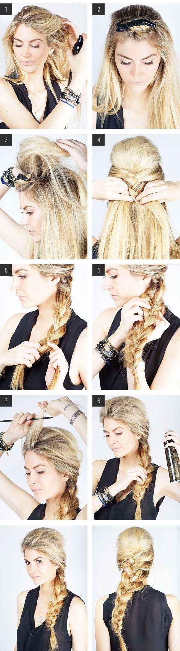 Swept Side Braid Hairstyle Tutorial