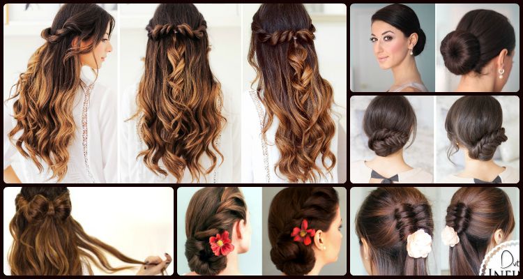 6 Elegant And Easy Updo And Half Updo Hairstyles That Can