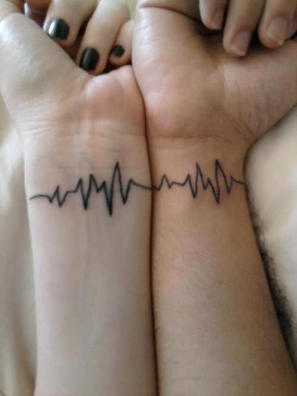 heartbeat ring tattoo