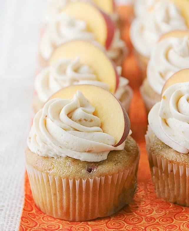 Peach Cupcakes