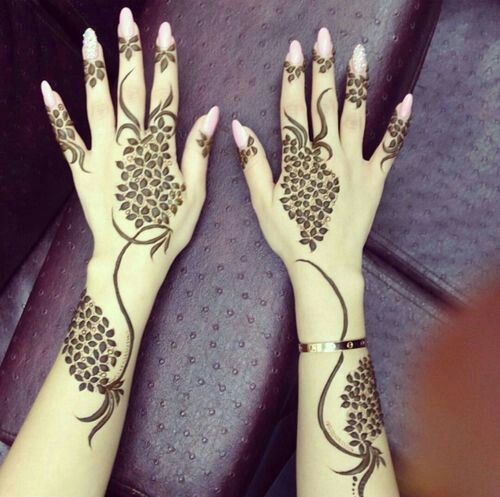 exquisite mehndi design 5