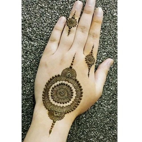 exquisite mehndi design 9