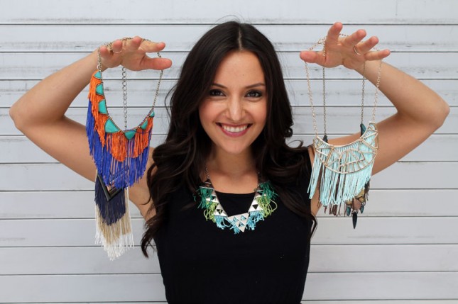 Fringe statement necklaces