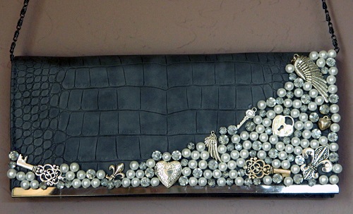 Pearl Embellished Clutch
