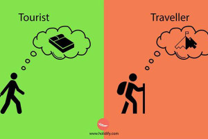 a tourist or a traveller