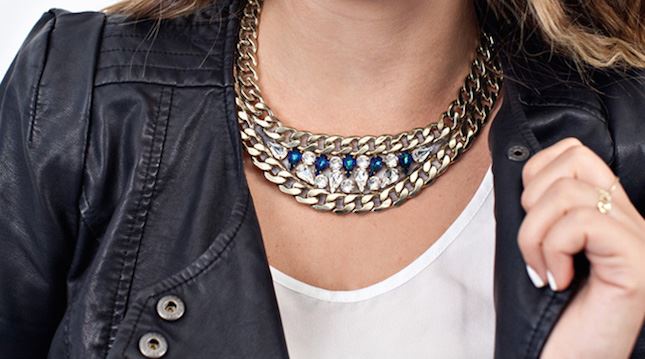 gem chain necklace