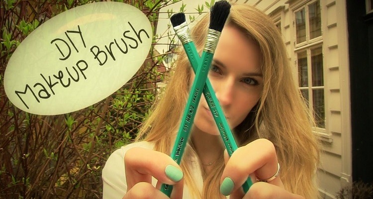 how to diy makeup brushes