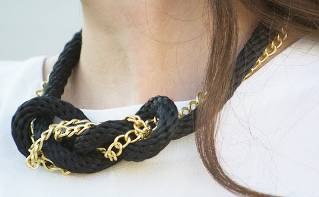 nautical rope diy necklace