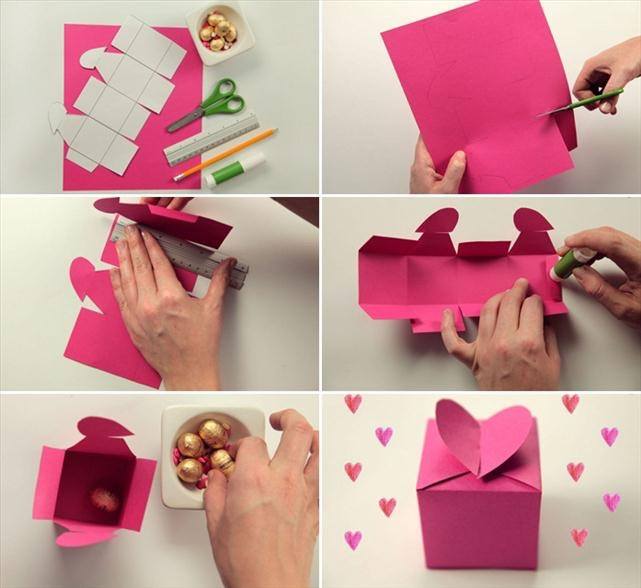 Gift Box With A Heart Ideas