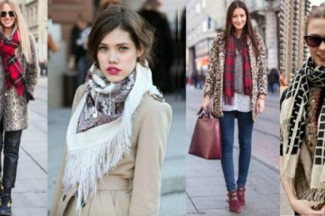 25 stylish ways to wear a scarf