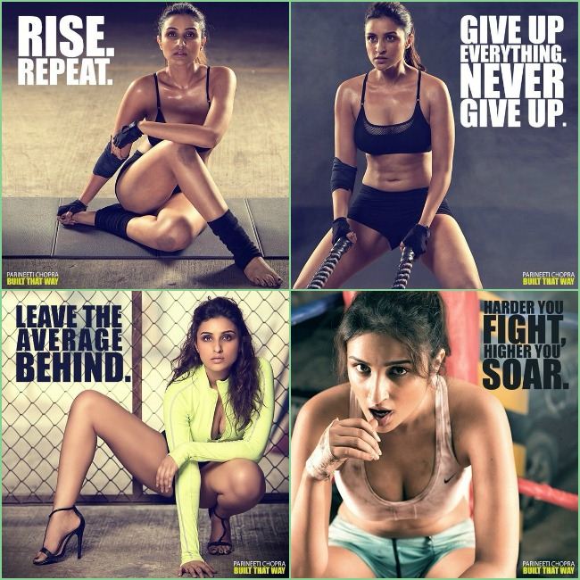 Pareenti Chopra Built That Way Campaign Photoshoot