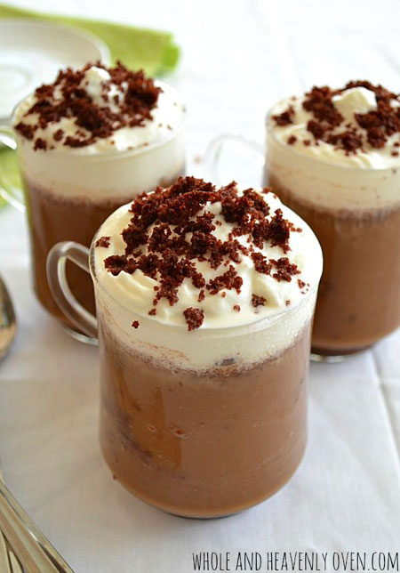 Mocha Brownie Frappuccinos