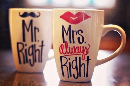 Mr and Mrs mugs