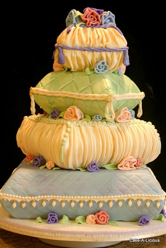 Pillows Wedding Cake