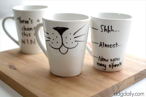 cool personalised sharpie mugs