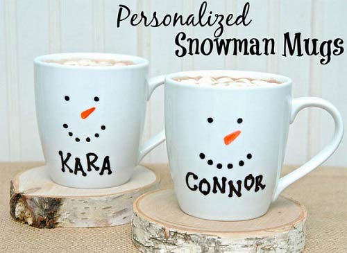 personalized-snowman-mug