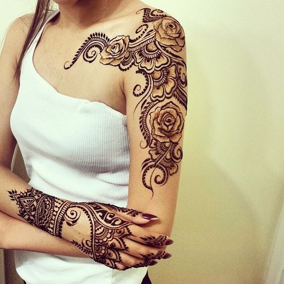 20 Best Shoulder Mehndi Designs For Those Who Love To Experiment