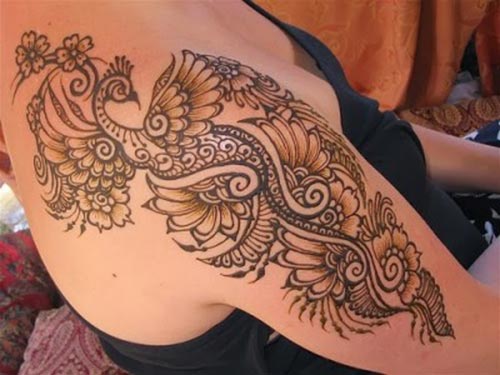  proper Shoulder design Mehndi Heena 14