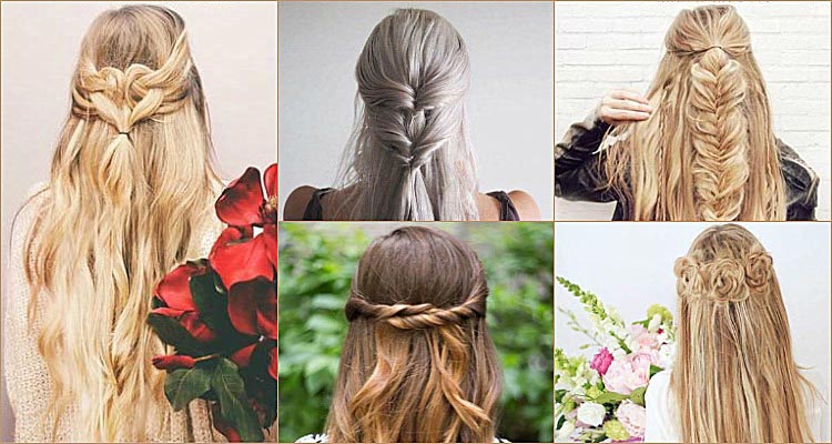 Half Up Hairstyle Tutorials