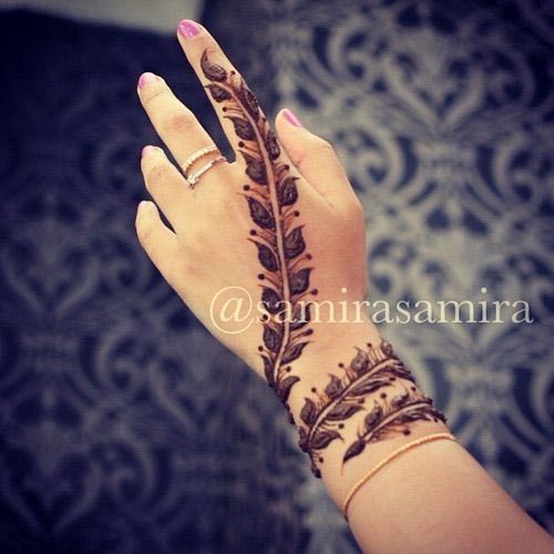 Wrap around wrist feather