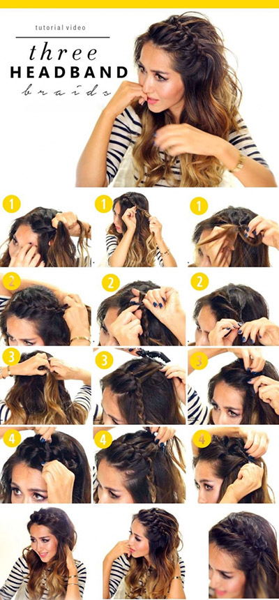 half-up-half-down-hairstyles tutorials