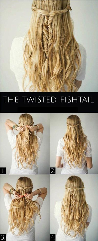 half-up-half-down-hairstyles tutorials