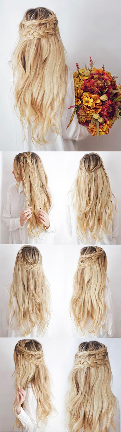 half up half down hairstyles 