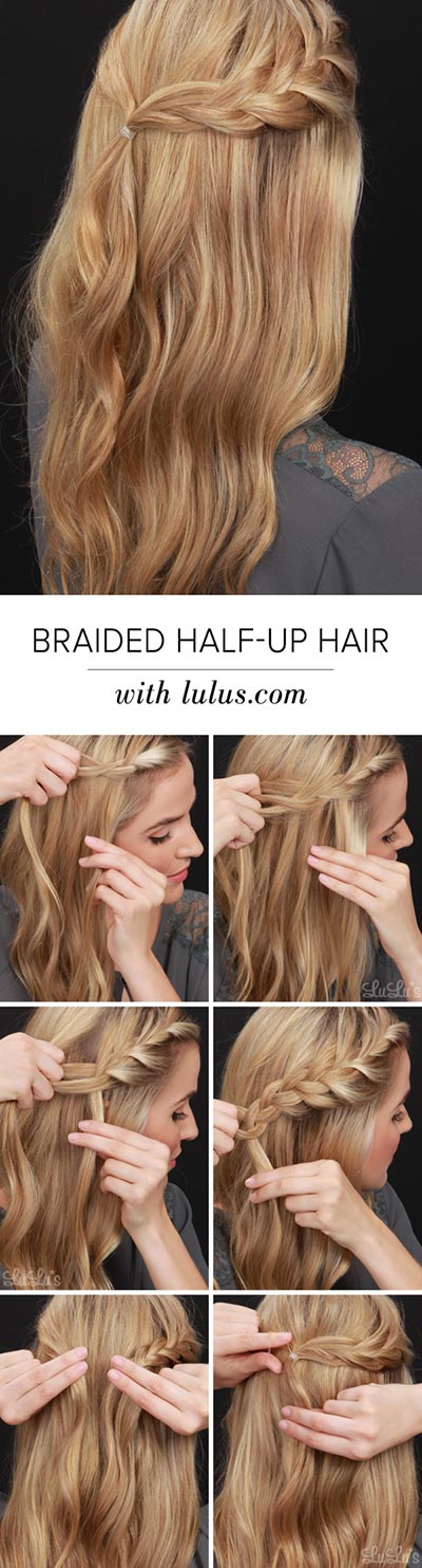 half up half down hairstyles