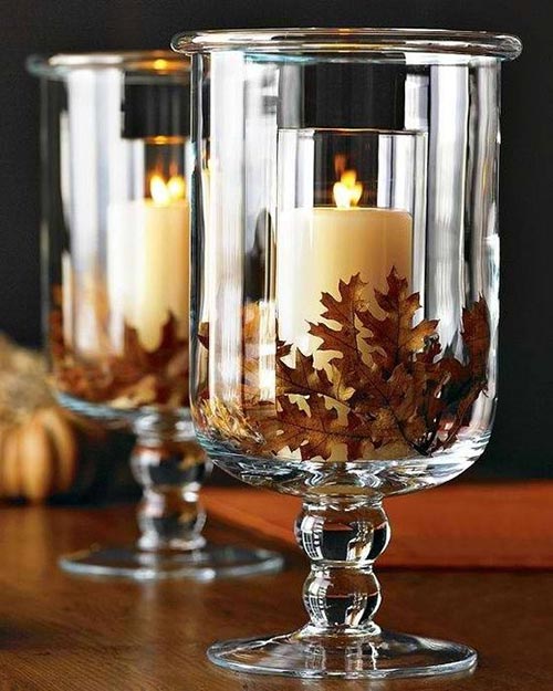 hurricane glass vase for candle holder