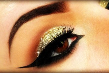 Gold smokey eye makeup tutorials