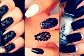 50 Sassy Black Nail Art Designs To Envy