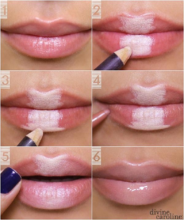 Fake fuller lips with this tutorial