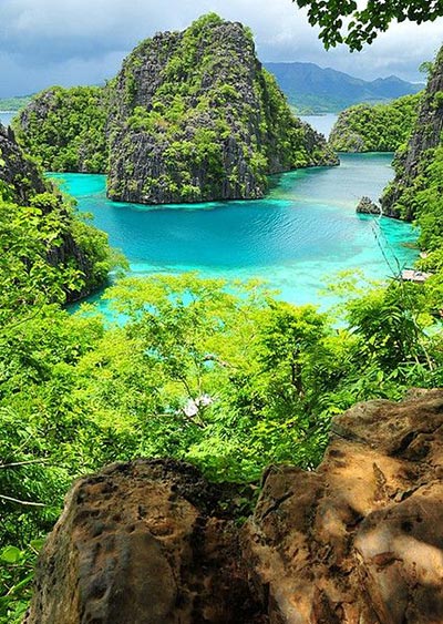 Kayangan Lake,Coron islands,-Palawan,-Philippines