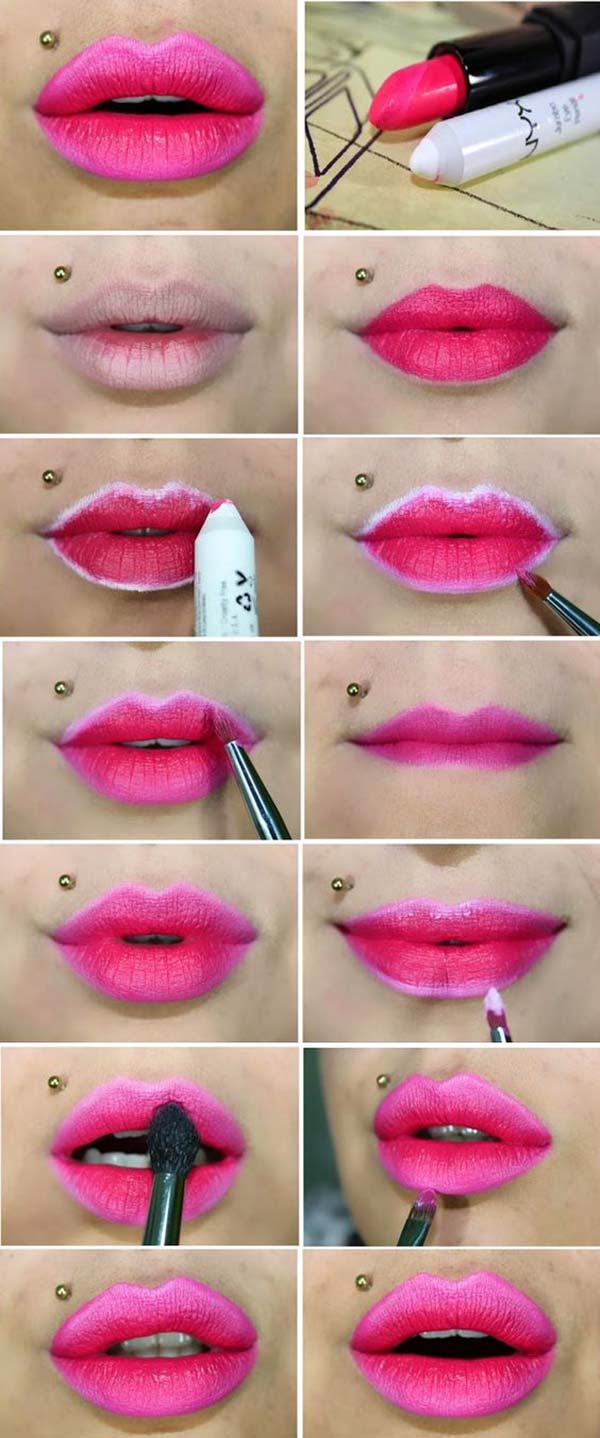 Ombre summer lips
