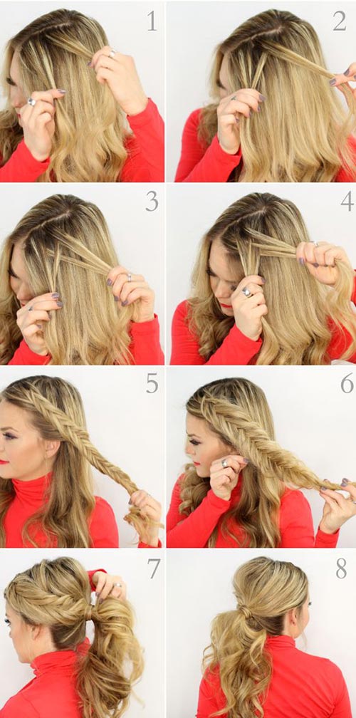 11 Unique Fishtail Braid Hairstyles With Tutorials And Ideas