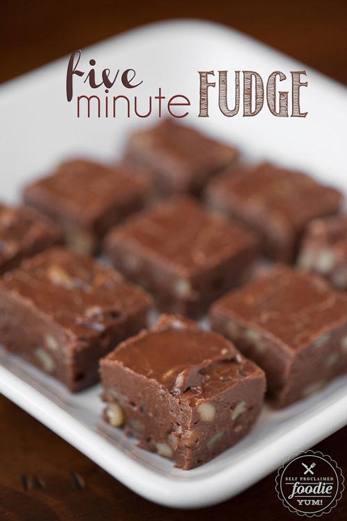 five minute fudge