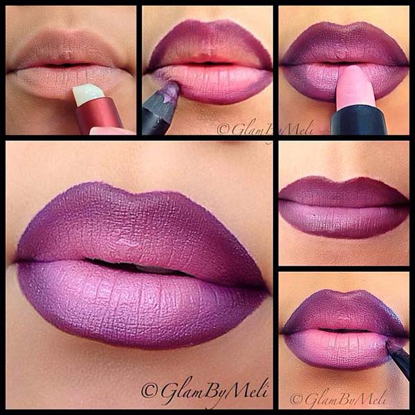 ombre lipstick