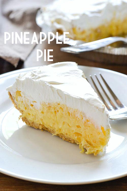 five minute desserts - pineapple pie