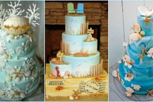 11 Designs Of Beach Wedding Cake