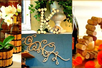 Beautiful Home Decor Items From Wine Corks