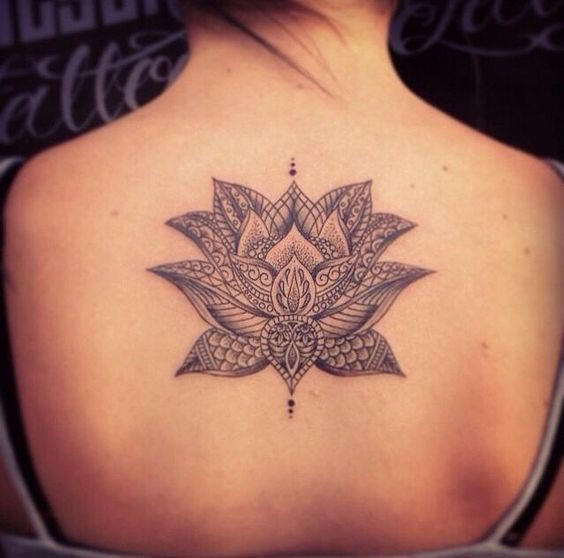 Beautiful back tattoo