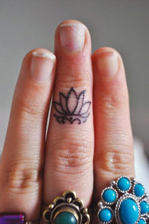 Finger Tattoo design